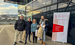 v.l.n.r. Andreas, Andy, Monique und Franco